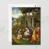 出生とチャイルドエンジェルc1515 ポストカード (正面/裏面)