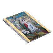 出生と動物の庭の風景 ノートブック (右側)