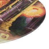 出生と天使 – クリスマスの魔法 カッティングボード (角)