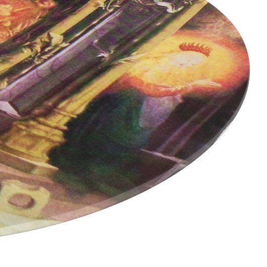 出生と天使 – クリスマスの魔法 カッティングボード (角)