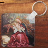 出生と天使 – クリスマスの魔法 キーホルダー (裏面)