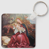 出生と天使 – クリスマスの魔法 キーホルダー (裏面)