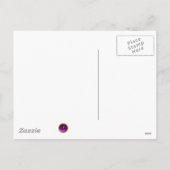 出生と天使 – クリスマスの魔法 シーズンポストカード (裏面)