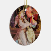 出生と天使 – クリスマスの魔法 セラミックオーナメント (右)