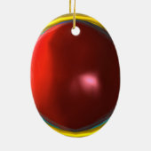出生と天使 – クリスマスの魔法 セラミックオーナメント (裏面)