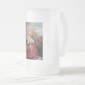 出生と天使 – クリスマスの魔法 フロストグラスビールジョッキ (正面右)