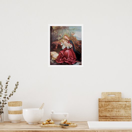 出生と天使 – クリスマスの魔法 ポスター (キッチン)