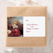 出生と天使 – クリスマスの魔法 ラベル (インサイチュ)