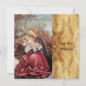 出生と天使 – クリスマスの魔法 招待状 (正面)