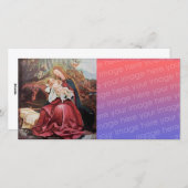 出生と天使 – クリスマスデジタルの魔法 シーズンカード (正面/裏面)