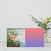 出生と天使 – クリスマスデジタルの魔法 シーズンカード (スタンド正面)