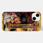 出生と天使 – クリスマスモノグラムの魔法 Case-Mate iPhoneケース (裏面 (横))