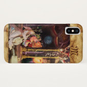 出生と天使 – クリスマスモノグラムの魔法 Case-Mate iPhoneケース (裏面(横))