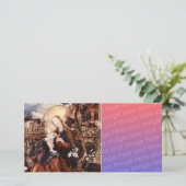 出生と白いユリ – クリスマスの魔法 シーズンカード (スタンド正面)