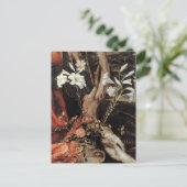 出生と白いユリ – クリスマスの魔法 シーズンポストカード (スタンド正面)