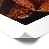 出生と白いユリ – クリスマスの魔法 ポスター (角)