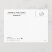 出生と聖家族はがき シーズンポストカード (裏面)