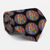 出生によって絵を描かれるステンドグラスのスタイルパターン ネクタイ (ロール)