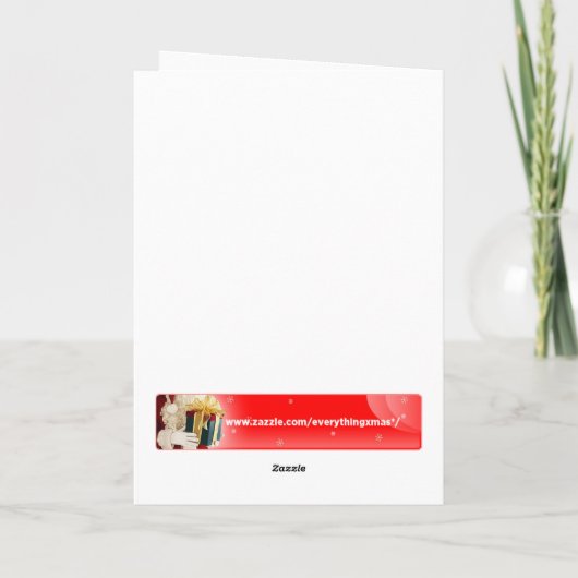 出生のクリスマスカード シーズンカード (裏面)