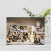 出生のクリスマスシーンの装飾 シーズンカード (スタンド正面)