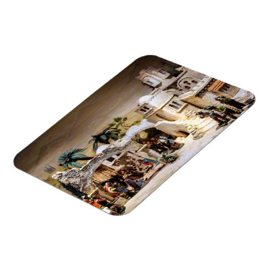 出生のクリスマスシーンの装飾 マグネット (左側)