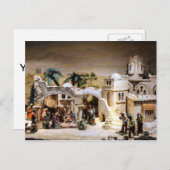 出生のクリスマスシーン設定 シーズンポストカード (正面/裏面)