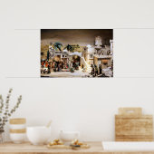 出生のクリスマスシーン設定 ポスター (キッチン)