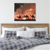 出生のクリスマスプレゼント キャンバスプリント (インサイチュ (寝室))