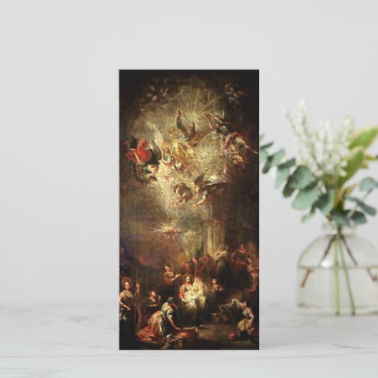 出生のクリスマスプレゼント シーズンカード (スタンド正面)