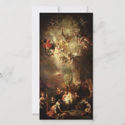 出生のクリスマスプレゼント シーズンカード (正面)