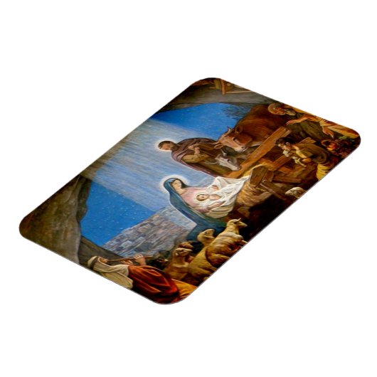 出生のクリスマスプレゼント マグネット (左側)