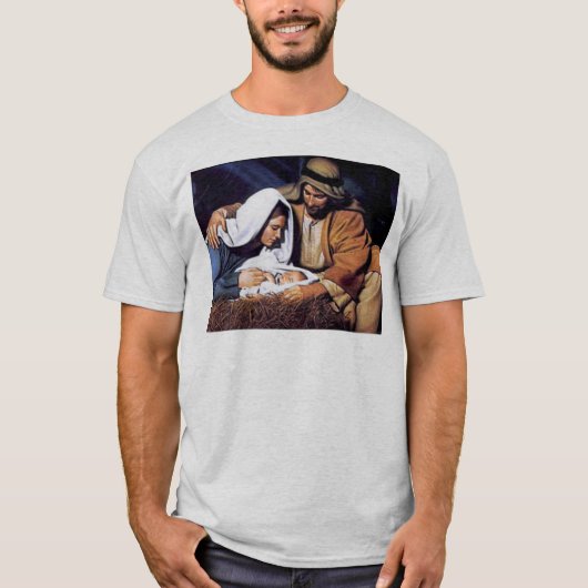 出生のクリスマスプレゼント Tシャツ (正面)