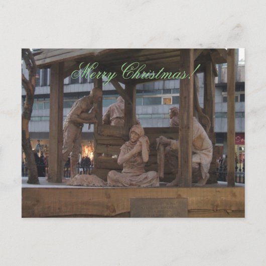 出生のクリスマスポストカード ポストカード (正面)