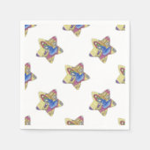 出生のクリスマス:ベビーイエス,マニガーのマリヤ スタンダードカクテルナプキン (正面)