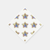 出生のクリスマス:ベビーイエス,マニガーのマリヤ スタンダードカクテルナプキン (角)