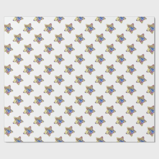 出生のクリスマス:ベビーイエス,マニガーのマリヤ ラッピングペーパー (フラット)