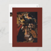 出生のクリブ崇拝の羊飼いのクリスマス シーズンポストカード (正面/裏面)