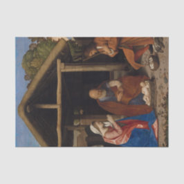 出生のクリブ崇拝の羊飼いのクリスマス 薄葉紙