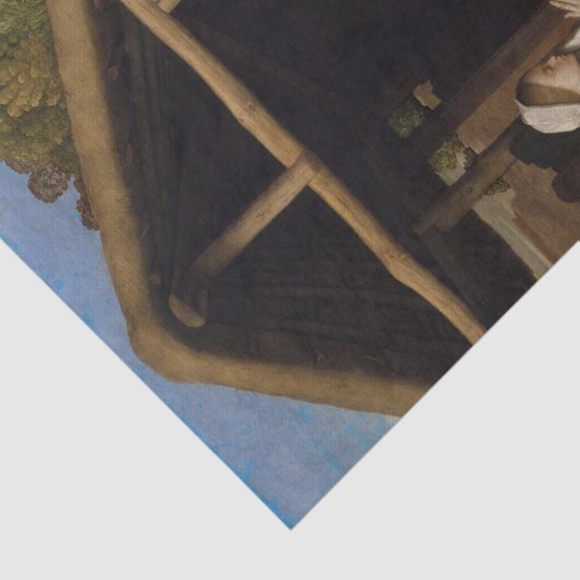 出生のクリブ崇拝の羊飼いのクリスマス 薄葉紙 (詳細)