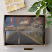 出生のクリブ崇拝の羊飼いのクリスマス 薄葉紙 (ギフト)