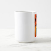 出生のシルエットが付いているクリスマスのマグ コーヒーマグカップ (中央)