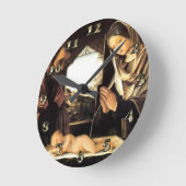 出生のシーン – コスタの聖家族 ラウンド壁時計 (傾斜)