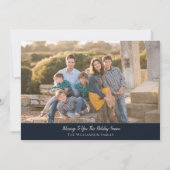 出生の栄光と神の聖降誕祭の写真 シーズンカード (裏面)