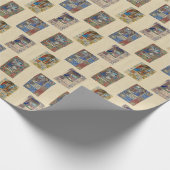 出生の極彩色写本の包装紙 ラッピングペーパー (角)