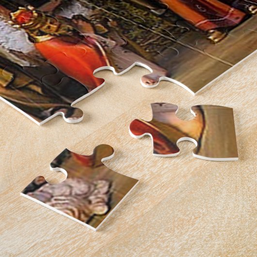 出生の白熱［赤熱］光を放つな星の写真のパズル ジグソーパズル (側面)