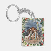 出生の風景、世界への喜び キーホルダー (正面左)