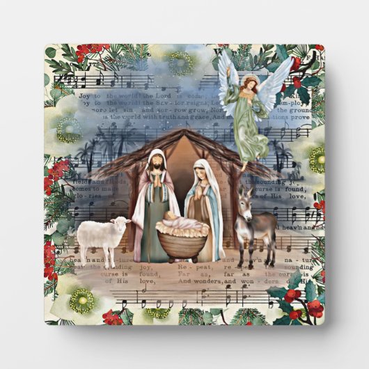 出生の風景、世界への喜び フォトプラーク (正面)