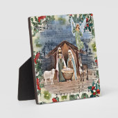 出生の風景、世界への喜び フォトプラーク (正面)