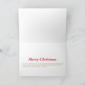 出生の飼い葉桶場面アイザイアの9:6のクリスマスカード シーズンカード (内部)