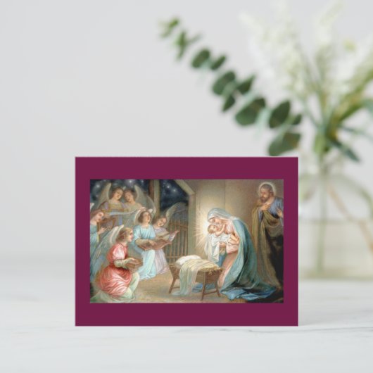 出生はがき ポストカード (スタンド正面)